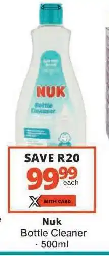 Checkers Nuk Bottle Cleaner offer