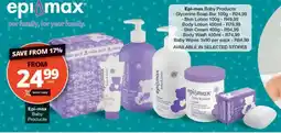 Checkers Epi-max Baby Products offer
