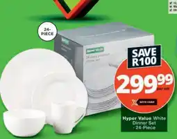 Checkers Hyper Value White Dinner Set offer