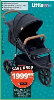 Checkers Little Me 2-Hand Fold Jogger offer