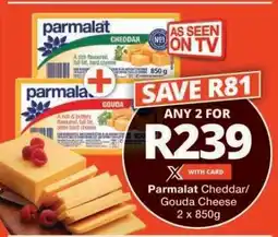 Checkers Parmalat Cheddar/Gouda Cheese offer
