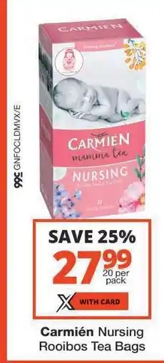 Checkers Carmién Nursing Rooibos Tea Bags offer