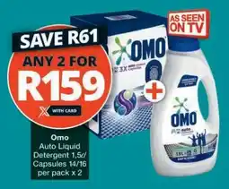 Checkers Omo Auto Liquid Detergent offer