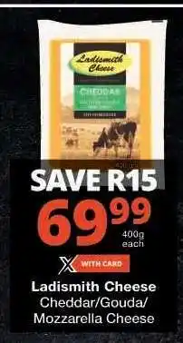 Checkers Ladismith Cheese offer