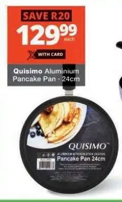 Checkers Quisimo Aluminium Pancake Pan - 24cm offer