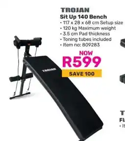 Game Trojan Sit Up 140 Bench offer