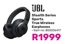 Game JBL Stealth Series Sports True Wireless Earphones offer