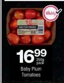 Checkers Baby Plum Tomatoes offer