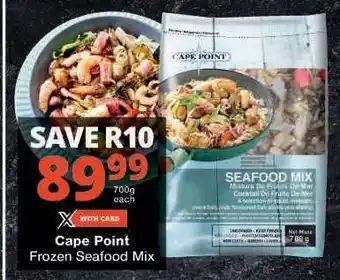 Checkers Cape Point Frozen Seafood Mix offer