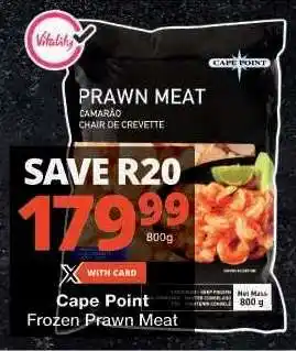 Checkers Cape Point Frozen Prawn Meat offer