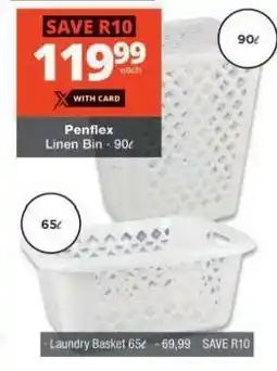 Checkers Penflex Linen Bin offer