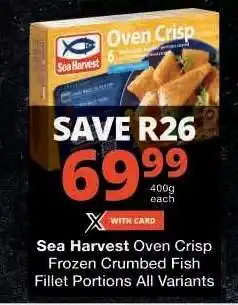 Checkers Sea Harvest Oven Crisp offer