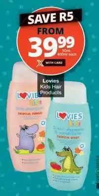 Checkers Lovies Kids Hair Products offer