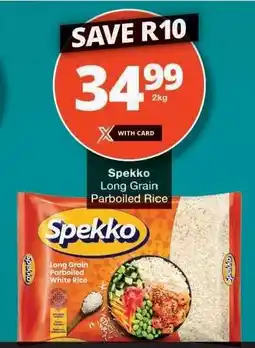 Checkers Spekko Long Grain Parboiled Rice offer