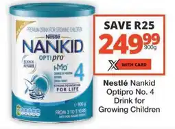 Checkers Nestlé Nankid Optipro No. 4 Drink for Growing Children offer