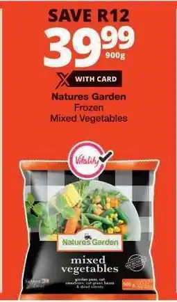 Checkers Natures Garden Frozen Mixed Vegetables offer