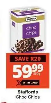 Checkers Staffords Choc Chips offer