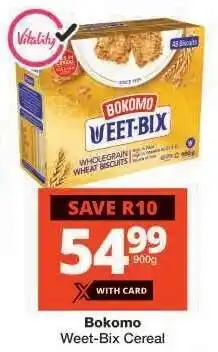 Checkers Bokomo Weet-Bix Cereal offer