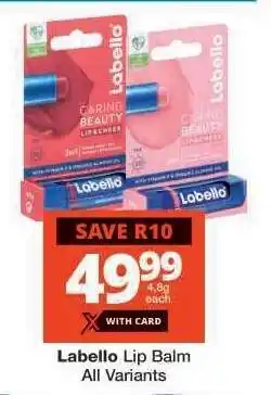 Checkers Labello Lip Balm offer