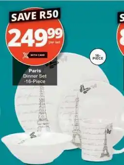 Checkers Paris Dinner Set offer