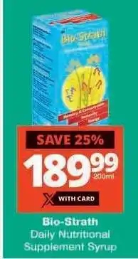 Checkers Bio-Strath offer