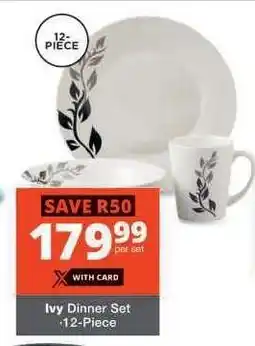 Checkers Ivy Dinner Set offer