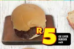 Shoprite OX LIVER BURGER offer