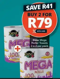 Checkers Dinu Mega Roller Towels offer