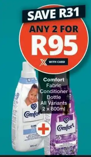 Checkers Comfort Fabric Conditioner offer
