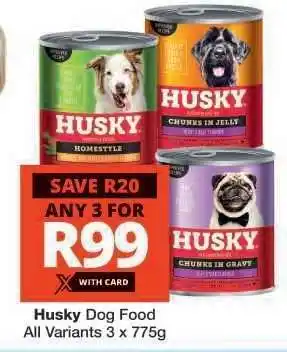 Checkers Husky Dog Food offer