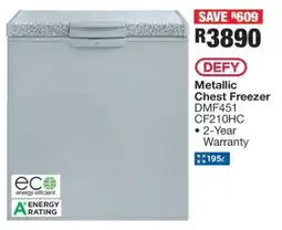 OK Furniture Defy Metallic Chest Freezer offer
