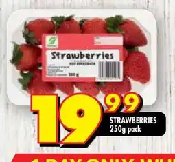 Shoprite STRAWBERRIES 250g pack offer