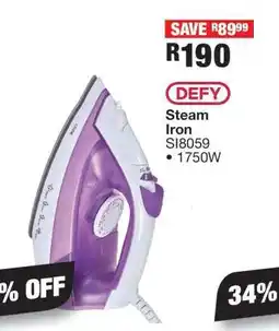 OK Furniture DEFY Steam Iron offer