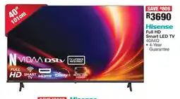 OK Furniture Hisense Full HD Smart LED TV 40A4Q offer