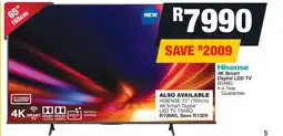 OK Furniture Hisense 4K Smart Digital LED TV 65A6G offer