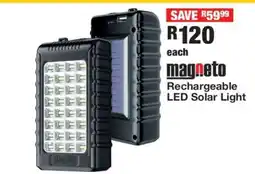 OK Furniture Magneto Rechargeable LED Solar Light offer