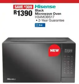 OK Furniture Hisense Black Microwave Oven H34MOBS17 offer