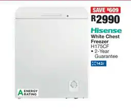 OK Furniture Hisense White Chest Freezer H175CF offer
