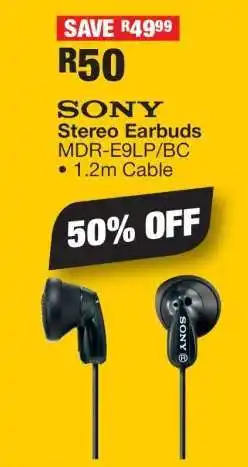 OK Furniture SONY Stereo Earbuds MDR-E9LP/BC offer