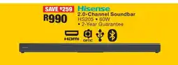 OK Furniture Hisense 2.0-Channel Soundbar offer