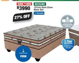 OK Furniture Restonic 137cm Rest Zone Base Set offer