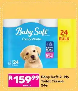 Game Baby Soft 2 Ply Toilet Tissue 24s offer