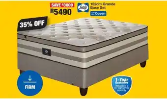 OK Furniture Sealy 152cm Grande Base Set offer