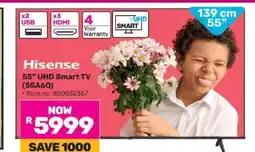 Game Hisense 55β UHD Smart TV (55A6Q) offer