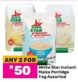 Game White Star Instant Maize Porridge 1 kg Assorted offer