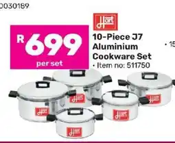 Game 10-Piece J7 Aluminium Cookware Set offer