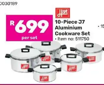 Game 10-Piece J7 Aluminium Cookware Set offer