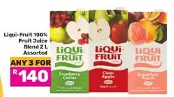 Game Liqui Fruit 100% Fruit Juice Blend 2 L Assorted offer