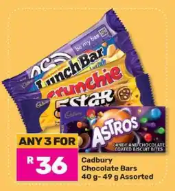Game Cadbury Chocolate Bars offer