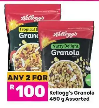 Game Kellogg’s Granola 450 g Assorted offer